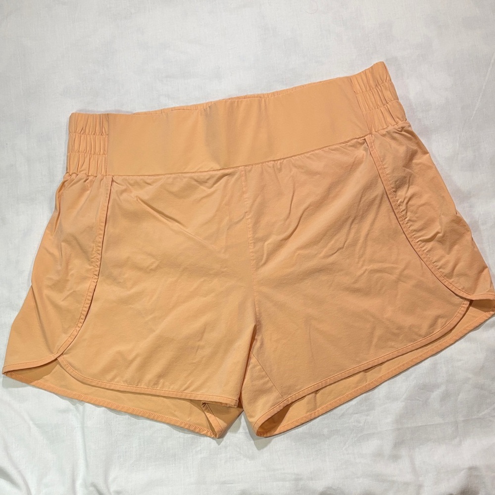 Mono B Athletic Biker Shorts Activewear Peach Athleisure Women's Size 3XL